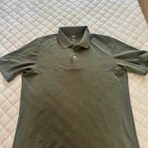 Uniqlo Green Polo Shirt Classic Short Sleeve